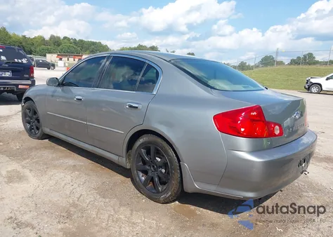 2006 Infiniti G35 из США, поврежденный, VIN JNKCV51E16M507396